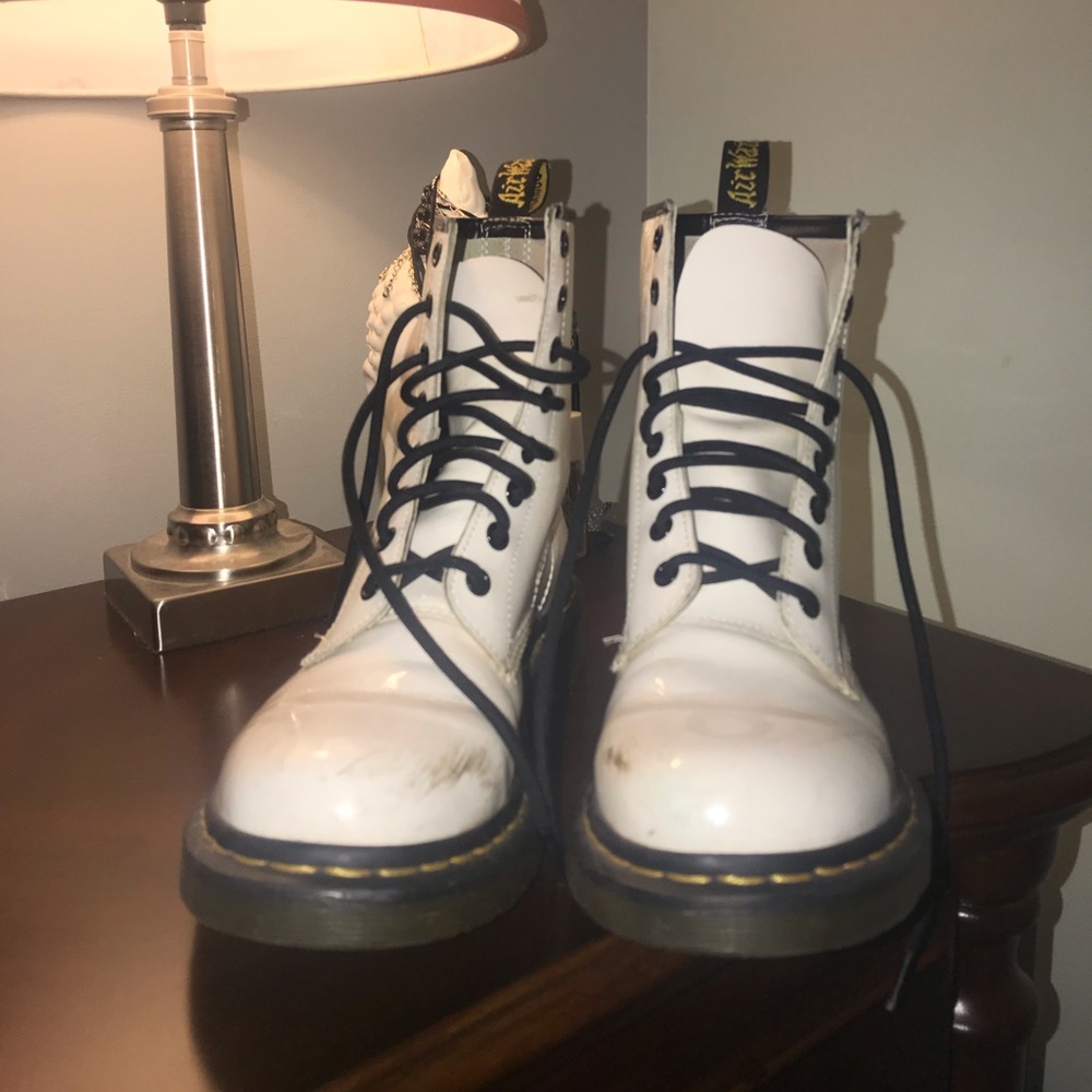 White Dr. Martens